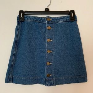 Denim skirt